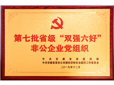 第七批省级双强六好非公企业党组织